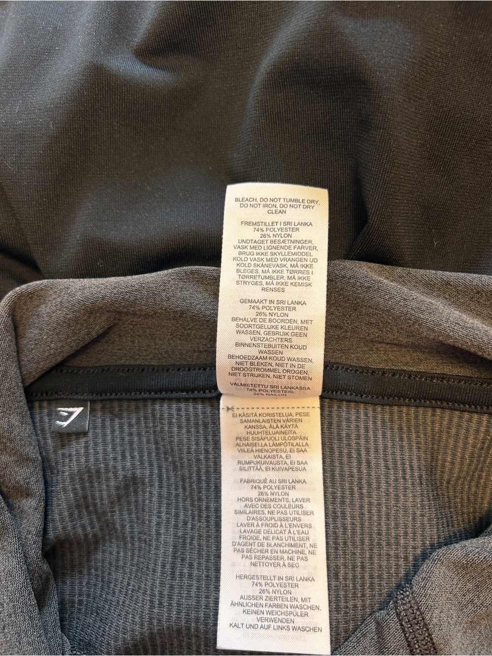 Gymshark Breeze Seamless Hoodie Cinch Back Black Athletic - Picture 14 of 14
